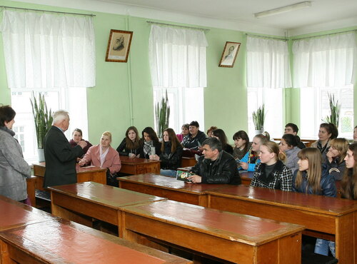 Дружня зустріч відділу довузівської підготовки Уманського НУС з школярами Чорнобаївського району