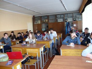 Зустріч викладачів кафедри обліку і аудиту з учнями Уманської ЗОШ № 5