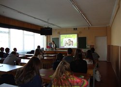 Зустріч викладачів кафедри обліку і аудиту з учнями Уманської ЗОШ № 5