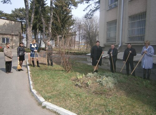 Впорядкування благоустрою території університету