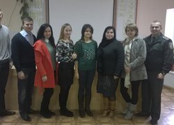 Науковці кафедри фінансів і кредиту після успішного захисту звітів про наукову роботу.