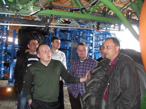 Студенти-механіки в Німецькому аграрному центрі в Україні