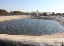 Басейн зберігання води для поливу саду в ТОВ "Золотоніські сади"