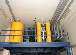 Комунікації холодильника з регульованим газовим середовищем (ТОВ "Золотоніські сади")