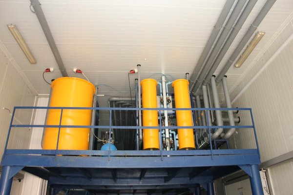 Комунікації холодильника з регульованим газовим середовищем (ТОВ "Золотоніські сади")