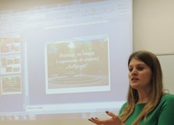 Виступ з польськомовною презентацією