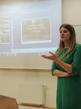 Виступ з польськомовною презентацією