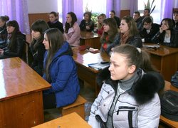 Творча зустріч студентів Уманського НУС з вдовою українського поета Володимира Підпалого