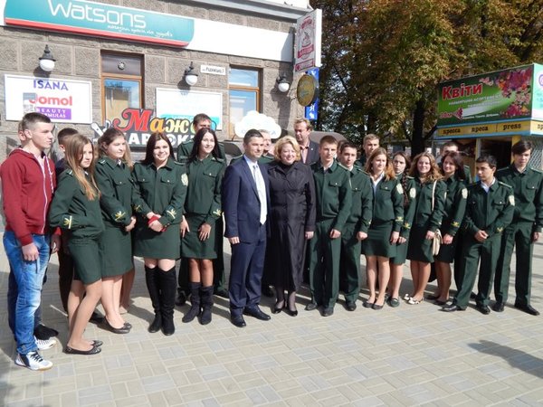 Озеленення центральної частини міста Умань