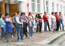 Студенти інженерно-технологічного факультету привітали Уманський НУС з ювілеєм