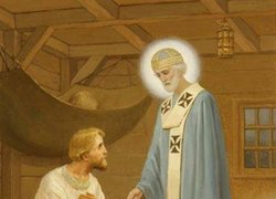Явление купцу с просьбой о помощи голодающим