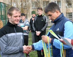 Титаренко Олександр, ІІІ місце з бігу на 1000м