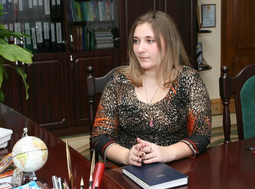 Зустріч ректора Уманського НУС з новою очільницею ради студентського самоврядування університету