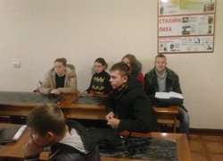 Засідання студентського наукового гуртка кафедри екології та безпеки життєдіяльності