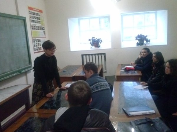 Засідання студентського наукового гуртка кафедри екології та безпеки життєдіяльності
