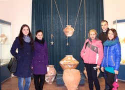 Першокурсники Уманського НУС пізнавали таємниці Трипільської культури