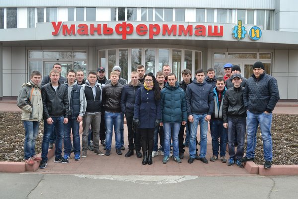 Екскурсія студентів-механіків на ПАТ «Уманьферммаш»