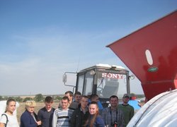 Студенти-технологи ознайомилися із технологією зберігання зерна на підприємстві ТОВ «Влада»