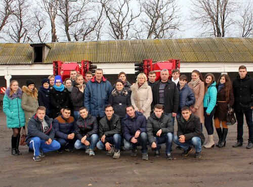 Виїзне засідання наукового гуртка кафедри менеджменту організацій в ДП «Умань-Агро»