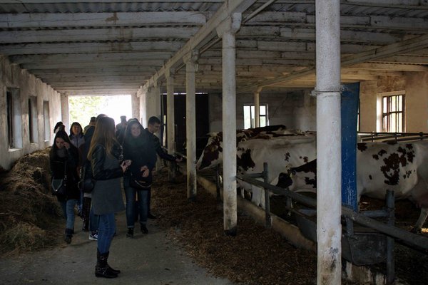 Виїзне засідання наукового гуртка кафедри менеджменту організацій на виробничій базі CТОВ «Верхнячка-Агро»