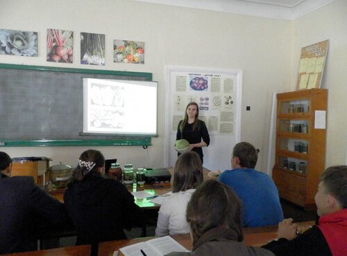 Відкрите лабораторне заняття на кафедрі овочівництва