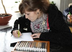 Марія Дей (НУБіПУ) під час виконання завдання