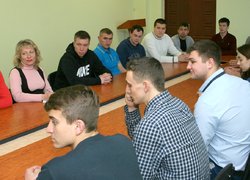 Відбулася зустріч ректора Уманського НУС зі спортсменами