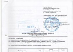 Кошторис на 2015 рік