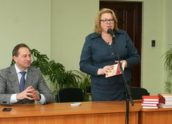 Презентація книги Миколи Томенка в Уманському національному університеті садівництва