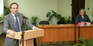 Презентація книги Миколи Томенка в Уманському національному університеті садівництва