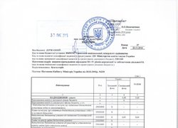 Зміни до кошторису на 2016 рік