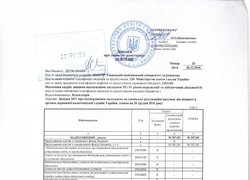 Зміни до кошторису на 2016 рік