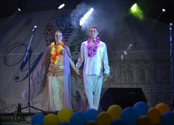 Солісти  анс.танцю Нивка Марина Ягода і Віталій Дєньгін
