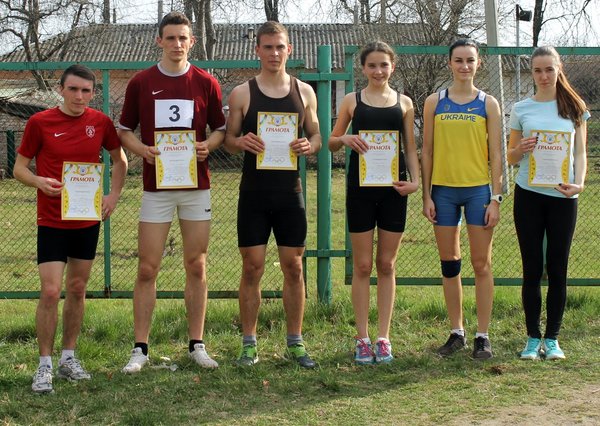 Переможці міського кросу серед студентів ВНЗ м. Умань