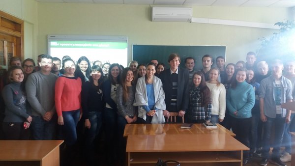 Перша велика презентація  «Завтра.ua» в Уманському національному університеті садівництва