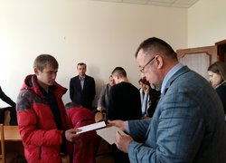 Вручення стипендії імені Стена Форбса в Уманському національному університеті садівництва