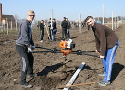 В Уманському НУС закладено яблуневий навчально-дослідний сад