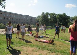 Спортивний табір Корпусу Миру США в Україні працює в Уманському НУС