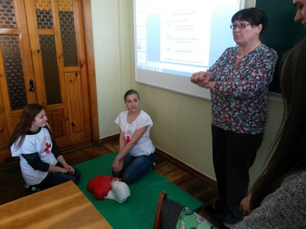 Валентина Чорна,  голова Уманської міськрайонної організації Товариства Червоного Хреста