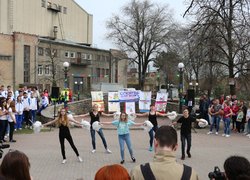 #Флешмоб студентів Уманського НУС «Молодь за здоровий спосіб життя»
