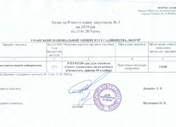 Зміни №3 від 21.01.2019