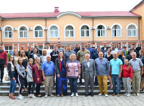 Зустріч ректора зі спортсменами університету
