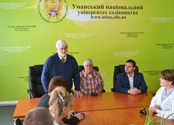Делегація зі США відвідала Уманський НУС