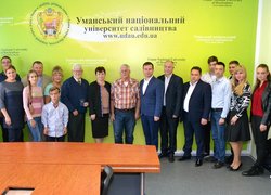 Делегація зі США відвідала Уманський НУС