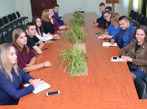 Засідання Ради студентського самоврядування університету