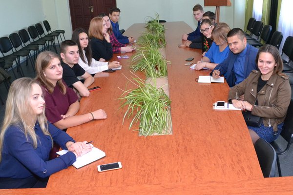 Засідання Ради студентського самоврядування університету