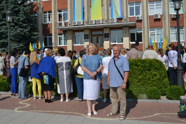 Делегація колективу Уманського НУС взяла участь у заходах до Дня Державного Прапора України