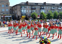 Делегація колективу Уманського НУС взяла участь у заходах до Дня Державного Прапора України