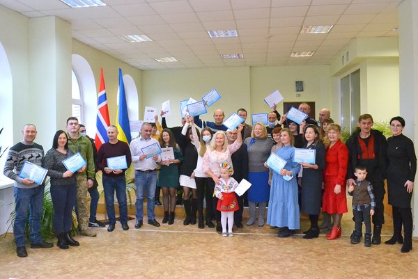 The next graduates of the project "Norway-Ukraine. Professional adaptation. Integration into the state system "