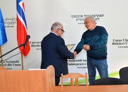 Opening ceremony of professional training courses for military servants. Norway-Ukraine Project